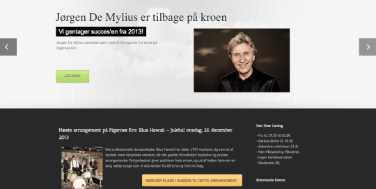 Tendentz har produceret nyt website for PIgernes Kro